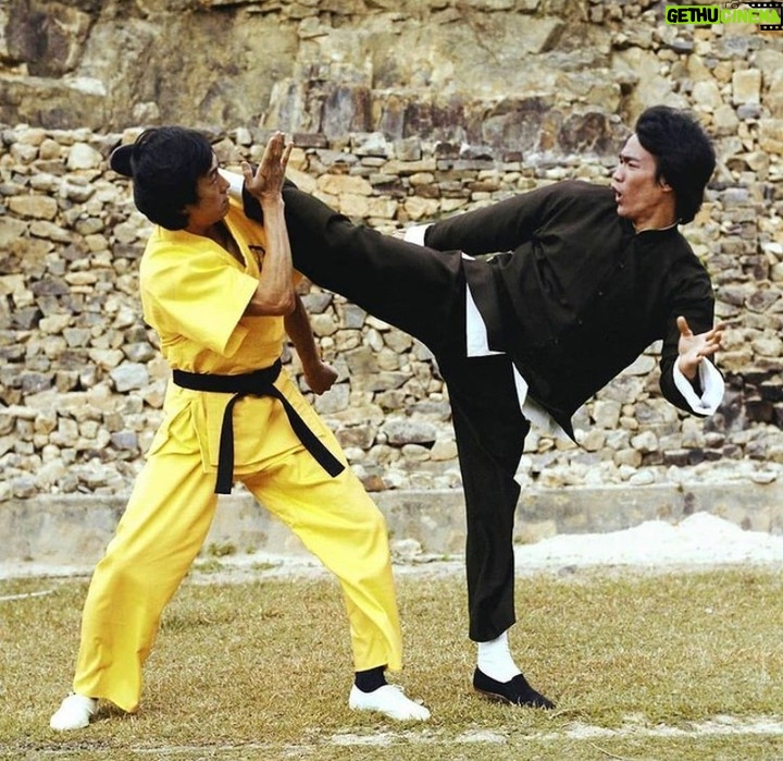 Bruce Lee Instagram - On the set of Enter The Dragon.