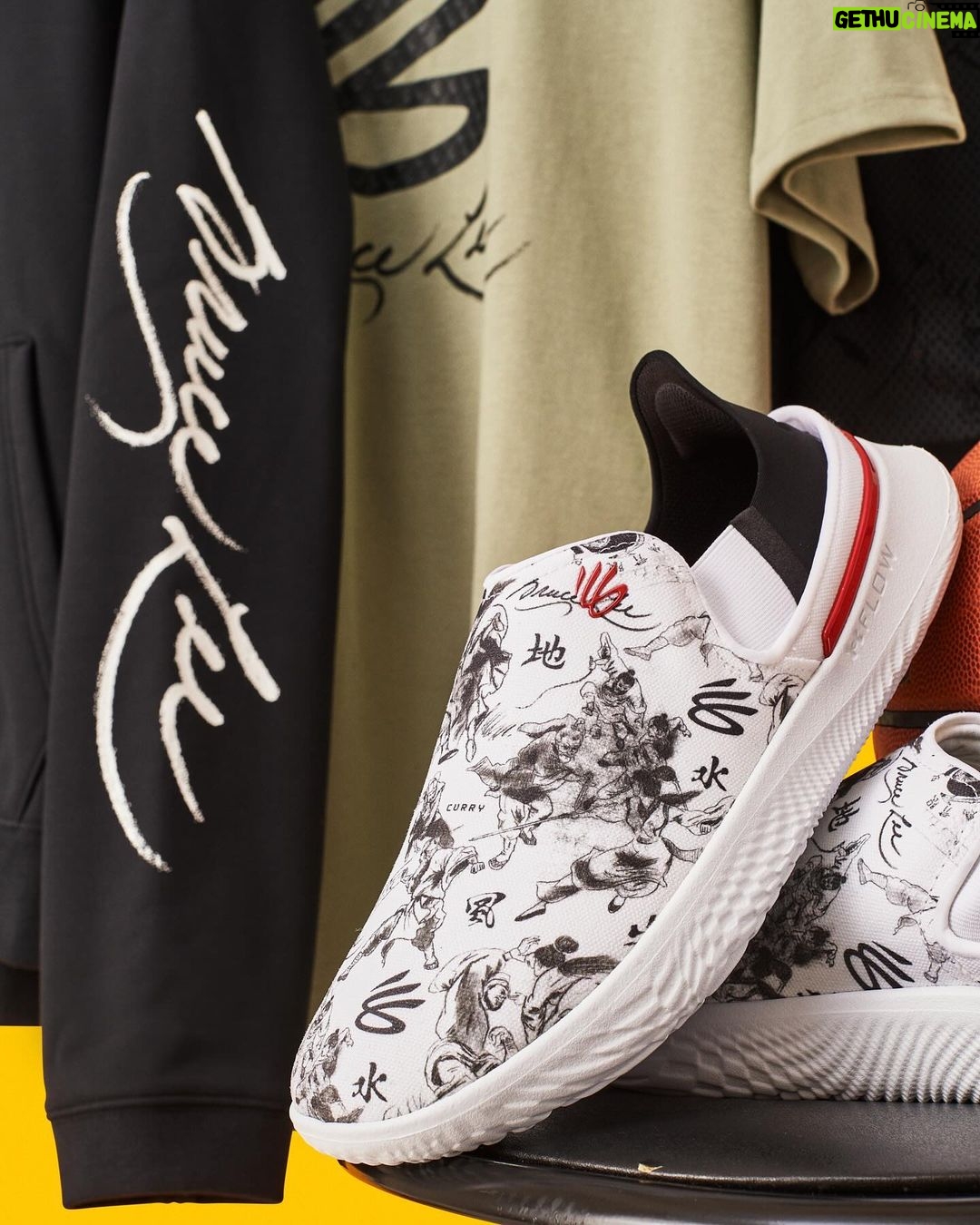 Bruce Lee Instagram - Enter the Dragon 🐉 we partnered with the Bruce Lee Family to honor the life and legacy of @brucelee. The Curry Brand x Bruce Lee Collection is available now.