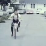 Bruce Lee Instagram - 🐉😎🚲Bruce pulling up on his custom bike for an interview… #brucelee #custombike #interview #composed