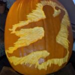 Bruce Lee Instagram - 🐉🎃 Happy Halloween! Be safe out there. Shout out to @joe_gujol for the Bruce Lee Flying Man pumpkin carve! #brucelee #halloween
