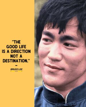 Bruce Lee Instagram - 🐉’The good life is a direction, not a destination.’ -Bruce Lee

#brucelee #thejourney #aprocessofcontinuinggrowth