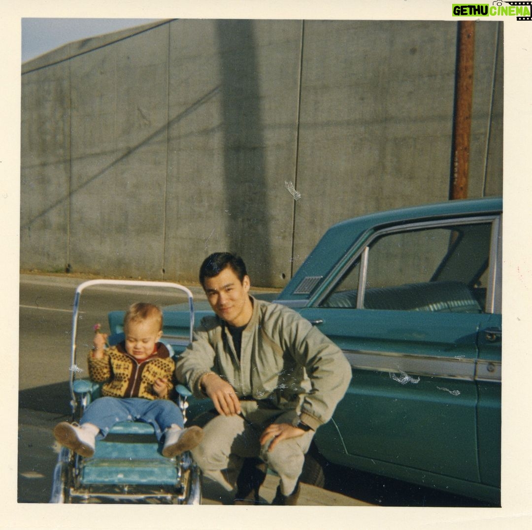 Bruce Lee Instagram - Bruce and Brandon, 1966.
