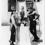 Bruce Lee Instagram – Bruce, Sylvia Lai, and Brandon in Queen’s Park in Hong Kong in 1970.