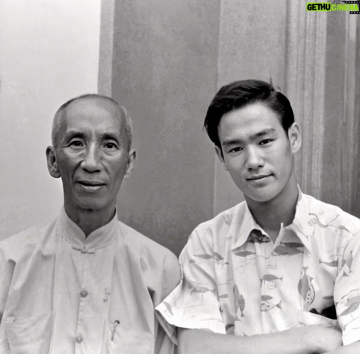 Bruce Lee Instagram - Bruce and Yip Man.