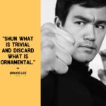 Bruce Lee Instagram - 🐉”Shun what is trivial and discard what is ornamental.” - Bruce Lee #brucelee #simple #direct #free #real #jkd #jeetkunedo Photo treatment by @mr_kun_san