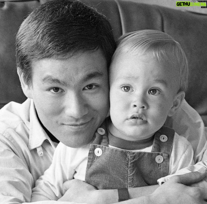 Bruce Lee Instagram - Father and son.