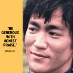 Bruce Lee Instagram - 🐉💯 “Be generous with honest praise.” - Bruce Lee #brucelee #embraceotherssuccess #onefamily #honestpraise