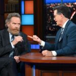 Bryan Cranston Instagram – Last night I chatted with @colbertlateshow, seen here explaining how he’d give me a rectal exam. I enjoyed ‘most’ of our conversation.