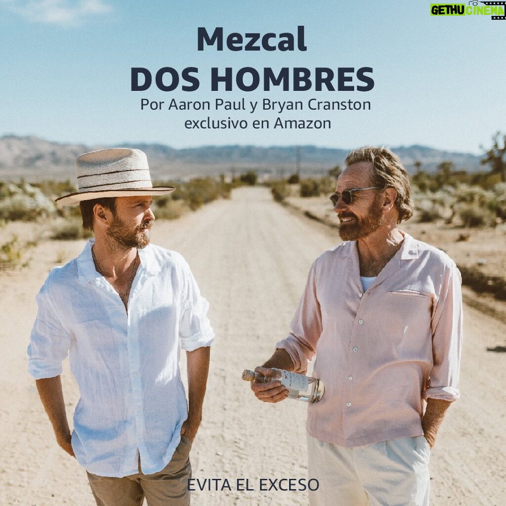 Bryan Cranston Instagram - I’m so happy and proud to announce our beautiful mezcal has finally arrived in the country where it was born. Dos Hombres is now available through Amazon Mexico. The true test was getting praise from all over this beautifully cultured country. Our spirit is made just like it was hundreds of years ago by master mezcaleros. @DosHombres is created in small batches, under the watchful eye of our maestro, Gregorio Velasco, from the tiny mountain village of San Luis del Rio, Oaxaca. Try it and tell us what you think. Gracias, Bryan