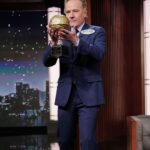 Bryan Cranston Instagram - Finally back in person with @jimmykimmellive but the shenanigans continue…. Watch me tonight #ABC #Kimmel @JimmyKimmel