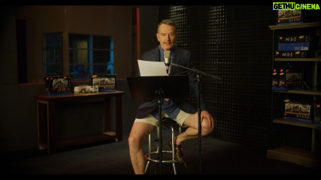 Bryan Cranston Instagram - What does a mustache, a pair of shorts and lego have in common? @jerryseinfeld has the answer.
