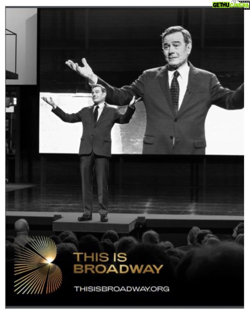 Bryan Cranston Instagram - As I look at this photo (for the first time) it strikes me that this is what the audience sees - and I’ve never experienced that in the plays I’ve been in. It makes me smile to know just how special it is to perform on Broadway, and how lucky we are to tell the stories to all the devoted theatre goers. Thank you all, and I’m so looking forward to seeing all of you in a Broadway house again soon. Stay well. - Bryan Cranston #thisisbroadway