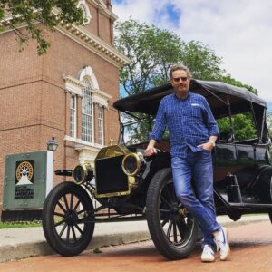 Bryan Cranston Instagram - This old boy is nearly 100 years old. No, not me, the Ford Model T. Took that beauty out for a spin at the Henry Ford Museum of American Innovation the other day - could have spent several days there. If you’re near Detroit Michigan, it’s really worth a visit. Time to see this great nation of ours. BC