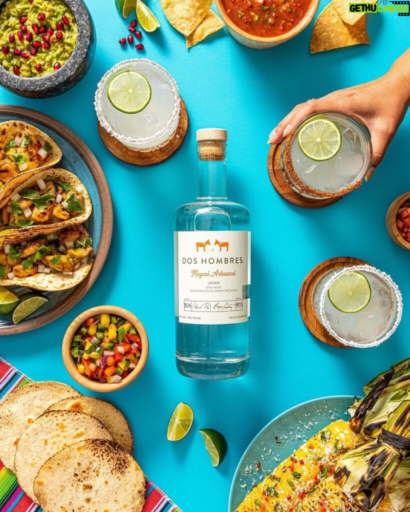 Bryan Cranston Instagram - Celebrating Cinco de Mezcal the best way we know how: with Mezcal margaritas. Choose spicy or sweet with the full recipe at doshombres.com. 🥃