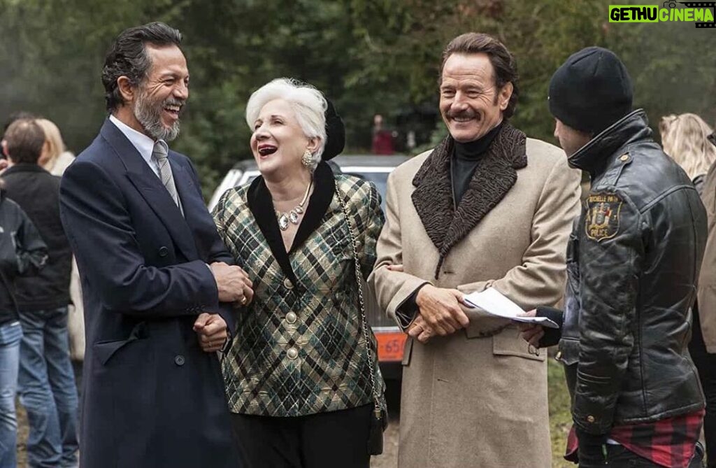 Bryan Cranston Instagram - I’m mourning the loss of another great actor. Olympia Dukakis, seen here laughing - as we did often on The Infiltrator, with Benjamin Bratt, myself, and director Brad Furman. Olympia was such a gifted performer she made it look SO easy, and what a kind spirit. We’ll miss her.