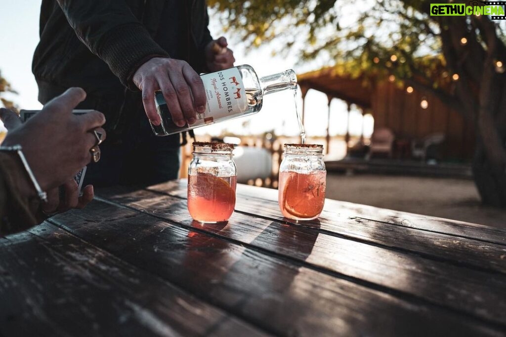 Bryan Cranston Instagram - Spring is around the corner, just in time to enjoy a @doshombres cocktail outdoors. Head to our website for a full list of recipes to experiment with. My particular favourite is the Cranstonian, obviously. BC