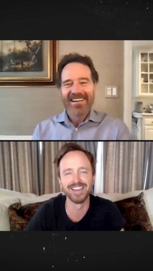 Bryan Cranston Instagram - Big news: Aaron Paul and I want to hang out with YOU over video chat! (Pants optional.) Support @ACLU_SoCal and enter at the link in my bio or go to omaze.com/AaronAndBryan #omaze @omaze