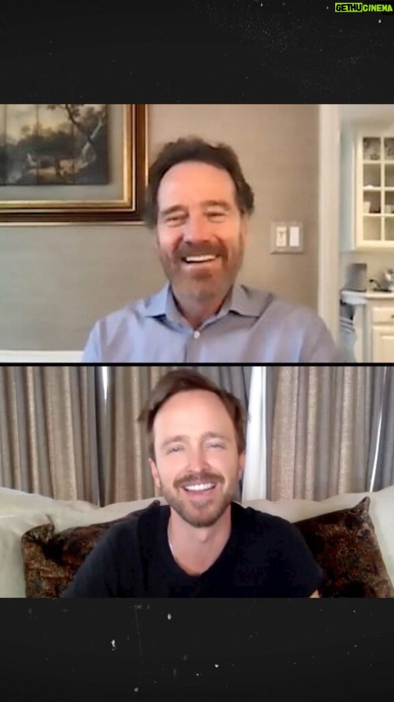 Bryan Cranston Instagram - Big news: Aaron Paul and I want to hang out with YOU over video chat! (Pants optional.) Support @ACLU_SoCal and enter at the link in my bio or go to omaze.com/AaronAndBryan #omaze @omaze