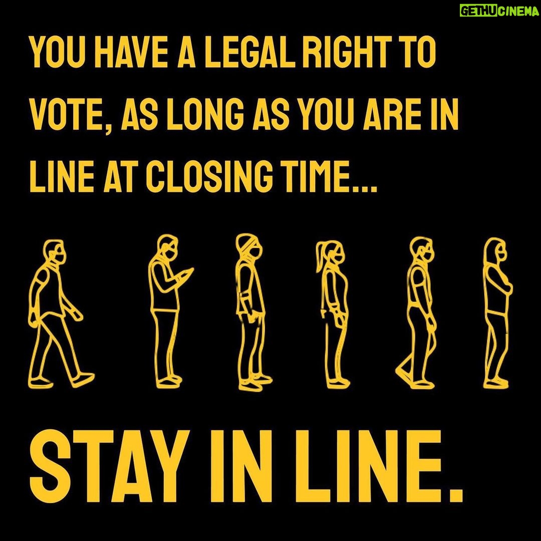 Bryan Cranston Instagram - Hello friends. Your vote matters! If you have questions OR need to report any issues at the polls, call 866-Our-Vote #electionprotection #CountEveryVote