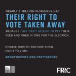 Bryan Cranston Instagram - Today is National Voter Registration day, as you know it’s a matter I care deeply about. On this day, I want to encourage us to help those voters in Florida who may be challenged by their state’s pay-to-vote system, meaning formerly convicted individuals are faced with fees & fines before they can register, and many can’t afford those. I recently learned that there are over 18million previously incarcerated people who are eligible to vote. Let’s do what we can to give them back that right. I’ll be donating to wegotthevote.org/freethevote, join me ? Oh, and don’t forget to get YOUR registration in. Vote however you want, just make sure your voice is heard. BC #novotenovoice #generalelection2020 #voterregistration #freethevote @flrightsrestore