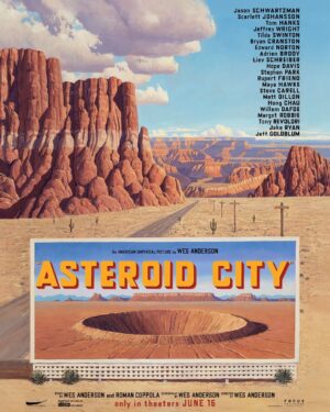 Bryan Cranston Instagram - Our story begins in a fictional American desert town, circa 1955, called ASTEROID CITY… what transpires there, I’m not at liberty to disclose until June 16th… Big Brother is watching.