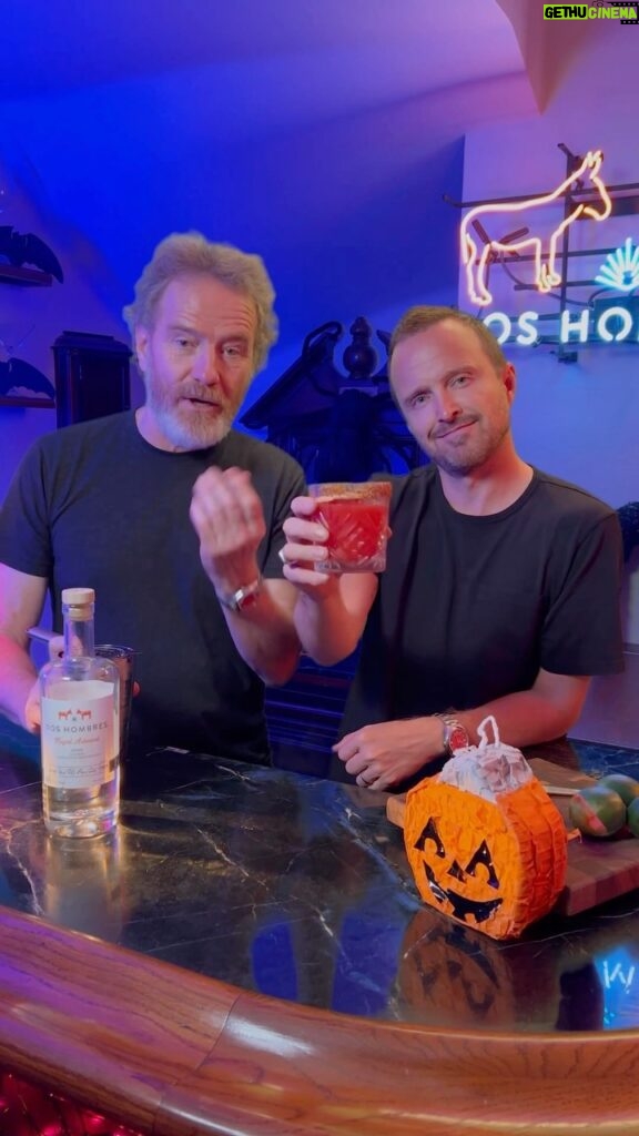 Bryan Cranston Instagram - Happy National Mezcal Day! We’re getting into the Halloween spirit… so we came up with a tasty cocktail just for the holiday. Check it out here… 🥃