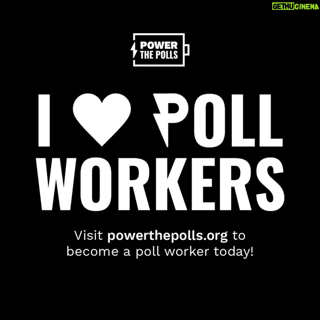 Bryan Cranston Instagram - The latest poll showed a lack of poll workers! YOU can change that! Let’s #PowerThePolls to ensure a safe and secure election and get paid doing it - what's not to love? #PeaceAtThePolls www.powerthepolls.org/TeamIC