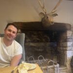 Bryan Safi Instagram – This deer is paper mache. As are my arms. Barnsley, Gloucestershire