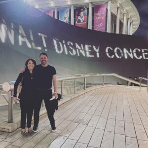 Bryan Safi Instagram - Incredible time at the @laphil last night with this beautiful, funny, complex lady. And we’ve had some wonderful conversations like…

“Mom would you rather be friends with Anne of Green Gables or Mare of Easttown?”

“Well…Anne would be more annoying. But does Mare always have that mole?”
