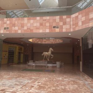 Bryan Safi Instagram - I visited my gorgeous, horse-themed childhood mall in El Paso last weekend and it’s all but abandoned. Sunland Park Mall. Nothing has changed since its peak though, including the cd store which has the same amazing banner as it did when it opened in the 90s. I’ll beg to buy it if it ever closes. As discussed in this week’s @attitudespod Link in bio!