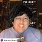 Bryan Safi Instagram – The only time I had fun the last four years was when Erin and I imagined Tiffany Trump’s supportive friends before she made her pride speech and how @showtimechamaco took that and slayed it for us.