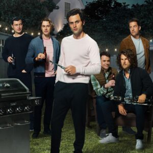 Bryan Safi Instagram - First look at Jackson (moi) and Andrew! Just two of the bruhs in the new @younetflix neighborhood! Coming 10.15.21
