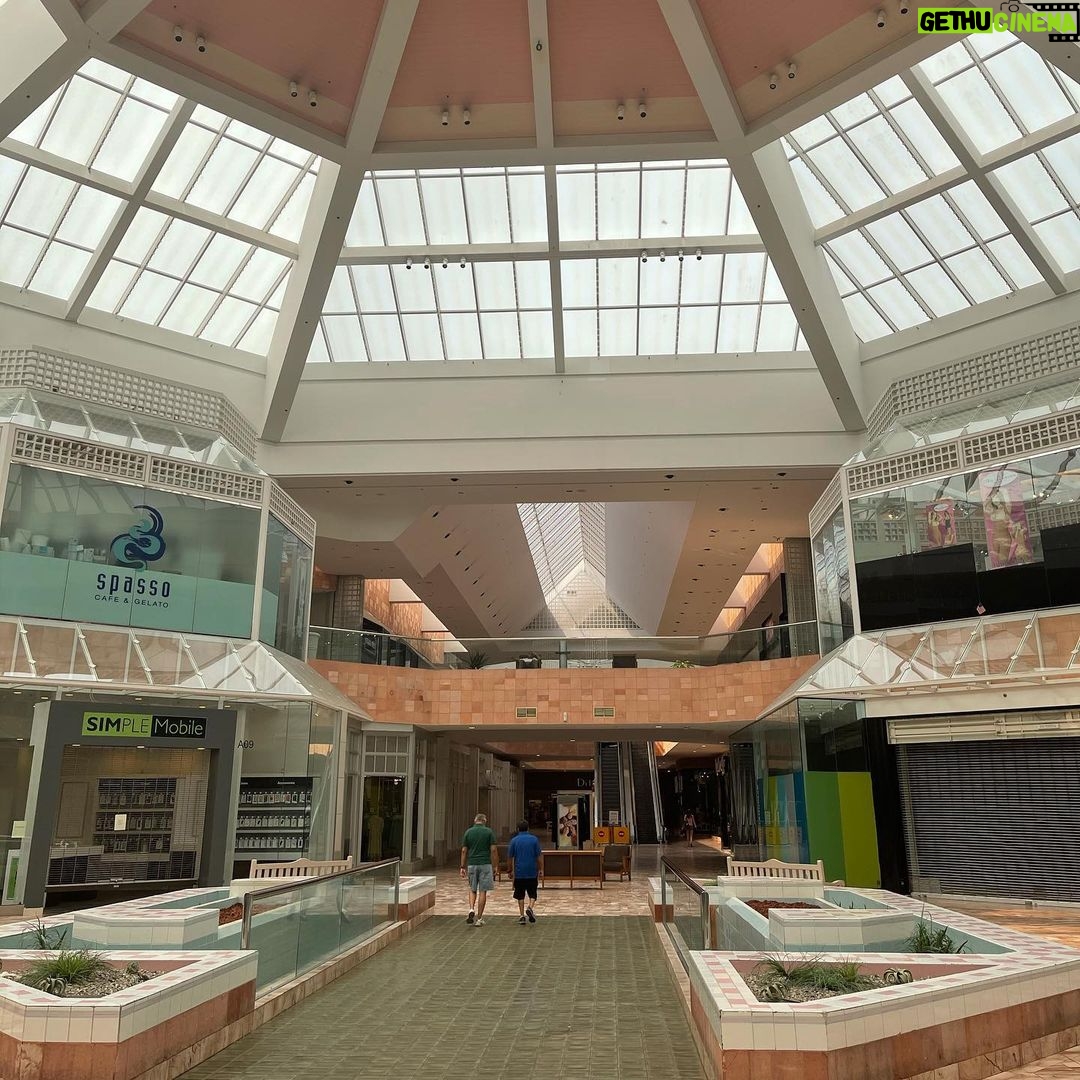 Bryan Safi - 2.5K Likes - I visited my gorgeous, horse-themed childhood mall in El Paso last weekend and it’s all but abandoned. Sunland Park Mall. Nothing has changed since its peak though, including the cd store which has the same amazing banner as it did when it opened in the 90s. I’ll beg to buy it if it ever closes. As discussed in this week’s @attitudespod Link in bio!