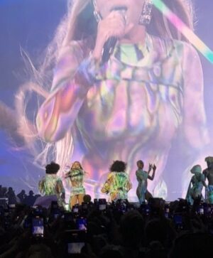 Bryan Safi Instagram - Hoor dit, wereld! @michcoll knows how to get you in and out of a @beyonce concert flawlessly. No lines, in and out. She’ll assure you that you won’t need to return to your hotel and change out of your pocketless panty shorts and that you’re fine going without your wallet. And she’s right about all of it! Shout out to the Dutch for their shirts and shoes!
