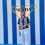 Burak Deniz Instagram - Grazie Prada.💫🥂 @prada #prada Villa Maçakızı