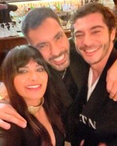 Burak Deniz Instagram - What a night w/ @maisonvalentino 🥂 @pppiccioli 💫 @yigit 🌹 #pfw #valentinoblacktie 🖤 Paris, France