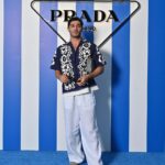 Burak Deniz Instagram - Grazie Prada.💫🥂 @prada #prada Villa Maçakızı