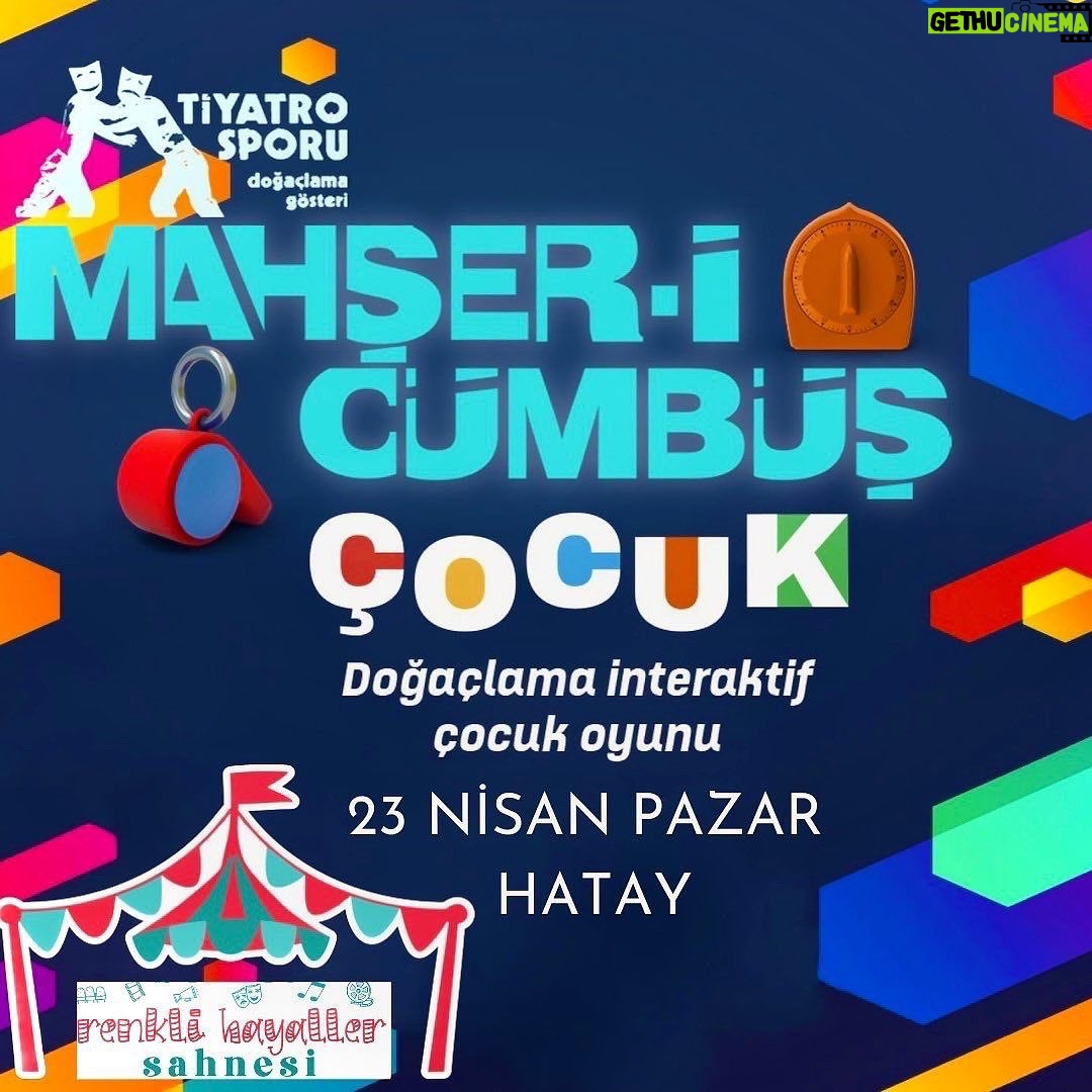 Burak Satibol Instagram - Netflix’in desteği, Türkiye Odalar ve Borsalar Birliği Kreatif Endüstriler Meclisi, Tiyatro Kooperatifi ve İhtiyaç Haritası iş birliği ile Hatay ve Kahramanmaraş’ta “Renkli Hayaller Sahnesi”ni kuruyoruz. 23.Nisan’da çocuklarımızla Hatay’da buluşuyoruz! 2 ay boyunca Hatay ve Kahramanmaraş’da çocuk oyunları,atölyeler, film gösterimleri ve sokak performansları ile çocuklarımıza beraber olacağız. Emeği geçen herkese teşekkürler! @rhisarciklioglu @tobbkreatifendustrilermeclisi @atakavame @sayginbaban @beratkuzu06 @netflixturkiye @pelinmavili @tiyatrokooperatifi @gokergul @yesimozsoy @volkanyosunlu @baytekin.alper @erkanuyaniksoy @orcunucal #fisunekşi @ihtiyacharitasiofficial @mahsercumbus #renklihayallersahnesi