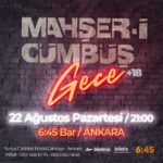 Burak Satibol Instagram – YENİ OYUNUMUZ “GECE +18” BAŞLIYOR!!!
Mahşer-i Cümbüş’ün alternatif mekanlarda sergileyeceği yeni doğaçlama oyunu “Gece +18”
İzmir ve Ankara’da sizlere buluşuyor!
Geliniz, getiriniz!
🎭🎭🎭🌛🌛🌛
*19 AĞUSTOS CUMA İZMİR PERFORMANS HALL‘da sizlerle!
Bilgi için: 0545 261 19 78
🎭🎭🎭🌃🌃🌃
*22 AĞUSTOS PAZARTESİ ANKARA 6:45 KK BAR ‘da sizlerle!
Bilgi için: 0312 468 10 70 / 0553 050 06 45
Biletler biletinial biletix ve mekanların gişelerinde!
@izmirperformancehall @645kk_ankara
@biletinial @biletix
#doğaçlamatiyatro #mahşericümbüş #İzmir #Ankara #Komedi #Eğlence #bar #Gece