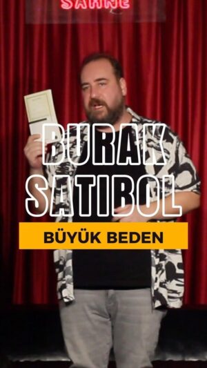 Burak Satıbol Instagram - Ülkemizin ilk modern doğaçlama tiyatro topluluğu Mahşer-i Cümbüş kurucularından Burak Satıbol’un tek kişilik-çok konulu gösterisi “Büyük Beden” İzmir’de Pervasız Sahne’de!

Sadece bildiğini anlatmıyor, bilmediğini de seyirci tamamlıyor. Bu interaktif komedi, seyircinin katılımı ile renkleniyor.

İşler Güçler’in Salih abisi, Yusuf Yusuf’un Yusuf’u, Mahşer-i Cümbüş’ün Burak’ı, hikayelerini anlatmaya geliyor.

Kimi zaman sinema aleminden, kimi zaman ilk gençliğinden kızgınlıkları, mutlulukları ve cevap bulamadıkları ile seyircisini oyun oynamaya çağırıyor

Yaş Sınırı: 18+
Süre: 70 dakika

📅 20 Aralık Çarşamba
⏰ 21:00
📍 İstinyeArt Pervasız Sahne (İzmir)