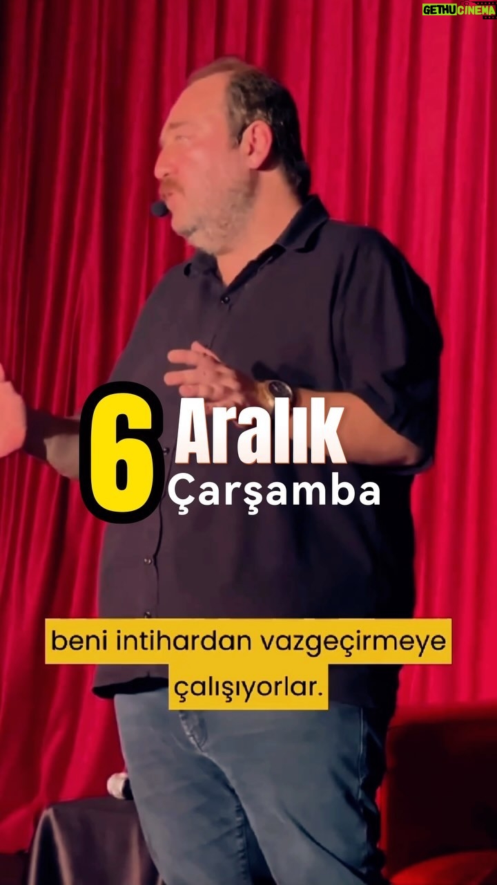 Burak Satıbol - 74 Likes - Burak Satıbol’un tek kişilik-çok konulu oyunu “Büyük Beden” Eskişehir’de 💫
Sadece bildiğini anlatmıyor bilmediğini seyirci tamamlıyor. Bu interaktif komedi seyircinin katılımı ile renkleniyor. İşler Güçlerin Salih abisi, Yusuf Yusuf’un Yusuf’u, Mahşer-i Cümbüş’ün Burak’ı hikayelerini anlatmaya geliyor. Kimi zaman sinema aleminden kimi zaman ilk gençliğinden kızgınlıkları, mutlulukları , cevap bulamadıkları ile seyircisini oyun oynamaya çağırıyor.
🗓 6 Aralık Çarşamba
⏰ 20:00
📍 Eskişehir Zübeyde Hanım Kültür Merkezi
☎️0 (535) 272 83 03
Biletler tüm bilet satış platformlarında.
Geliniz, Getiriniz!