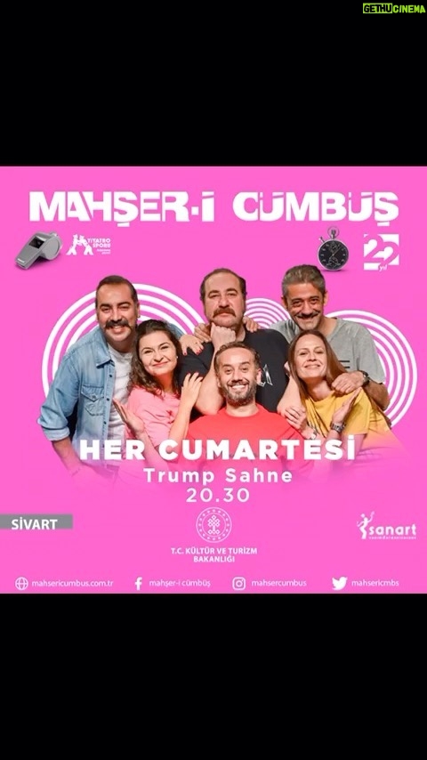 Burak Satibol Instagram - Her cumartesi 20.30’da “Tiyatro Sporu” ile Trump Sahne’deyiz! 🎭🎭🎭🤼♂️🤼♂️🤼♂️ Biletler tüm bilet satış platformlarında ve gişede. Gişe tel: 02123487840 Geliniz, getiriniz!