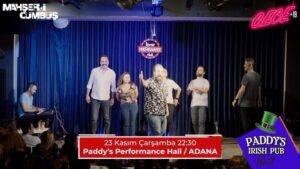 Burak Satıbol Instagram - Mahşer-i Cümbüş’ün yeni gösterisi “Gece +18” Adana’da!
23.kasım 22.30’da Paddy’s Performans Hall’deki gösteri için biletler biletix, bubilet, biletinial da.

Fütursuz eğlence için geliniz getiriniz!
@paddysperformancehall #adana #doğaçlamatiyatro #mahşericümbüş #tiyatrosporu