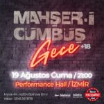 Burak Satibol Instagram – YENİ OYUNUMUZ “GECE +18” BAŞLIYOR!!!
Mahşer-i Cümbüş’ün alternatif mekanlarda sergileyeceği yeni doğaçlama oyunu “Gece +18”
İzmir ve Ankara’da sizlere buluşuyor!
Geliniz, getiriniz!
🎭🎭🎭🌛🌛🌛
*19 AĞUSTOS CUMA İZMİR PERFORMANS HALL‘da sizlerle!
Bilgi için: 0545 261 19 78
🎭🎭🎭🌃🌃🌃
*22 AĞUSTOS PAZARTESİ ANKARA 6:45 KK BAR ‘da sizlerle!
Bilgi için: 0312 468 10 70 / 0553 050 06 45
Biletler biletinial biletix ve mekanların gişelerinde!
@izmirperformancehall @645kk_ankara
@biletinial @biletix
#doğaçlamatiyatro #mahşericümbüş #İzmir #Ankara #Komedi #Eğlence #bar #Gece