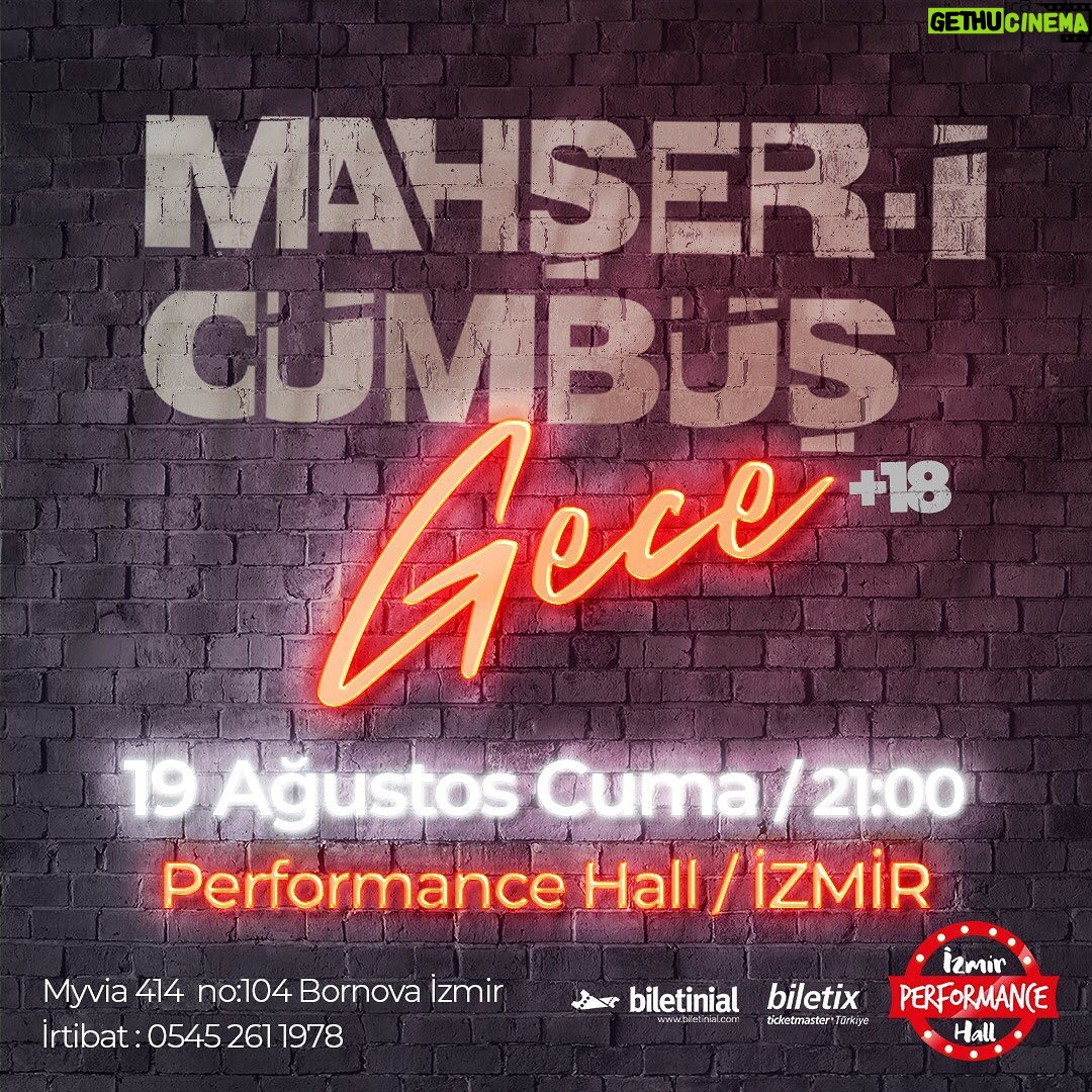 Burak Satibol Instagram - YENİ OYUNUMUZ “GECE +18” BAŞLIYOR!!! Mahşer-i Cümbüş’ün alternatif mekanlarda sergileyeceği yeni doğaçlama oyunu “Gece +18” İzmir ve Ankara’da sizlere buluşuyor! Geliniz, getiriniz! 🎭🎭🎭🌛🌛🌛 *19 AĞUSTOS CUMA İZMİR PERFORMANS HALL‘da sizlerle! Bilgi için: 0545 261 19 78 🎭🎭🎭🌃🌃🌃 *22 AĞUSTOS PAZARTESİ ANKARA 6:45 KK BAR ‘da sizlerle! Bilgi için: 0312 468 10 70 / 0553 050 06 45 Biletler biletinial biletix ve mekanların gişelerinde! @izmirperformancehall @645kk_ankara @biletinial @biletix #doğaçlamatiyatro #mahşericümbüş #İzmir #Ankara #Komedi #Eğlence #bar #Gece