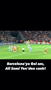 Burak Satibol Instagram - Barca maçında gölü sezişim, telefona sarılışım, gol olması, gol sevincimiz ve telefonun kırılışı. Hepsi ve daha fazlası bu videoda 💊💥 Ali Sami Yen Spor Kompleksi Nef Stadyumu
