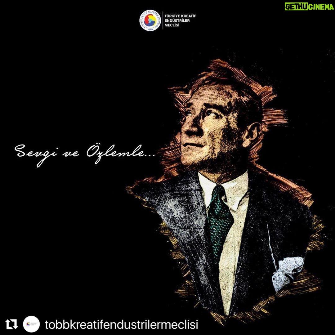 Burak Satibol Instagram - Mirasının bekçisiyiz…Hasret ve minnetle anıyoruz! ・・・ Geleceğe umutla bakıyoruz Hayal ediyor, çalışıyor, üretiyoruz Hayallerimizden vazgeçmiyoruz Tıpkı O'nun gibi Gösterdiği yol ve bıraktığı miras gibi... #tobb #kreatifendüstriler #10kasım