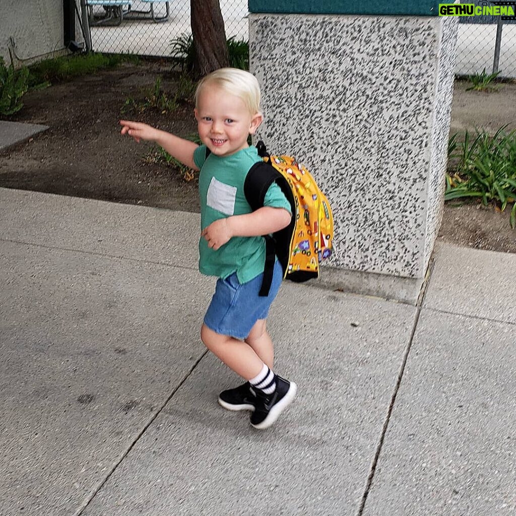 Burt Jenner Instagram - This dude...first day of school... I was a good dad and didn't look back as hard as it was... Took me about an hour to mellow out,I guess I'm still not 100 percent, just can't wait to see him