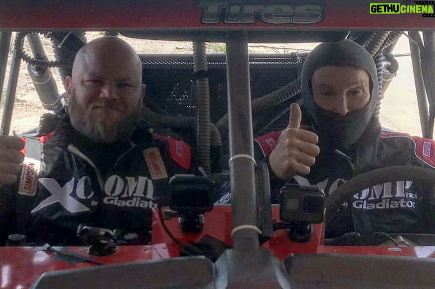 Burt Jenner Instagram - Dad and I finished the race in 8th after starting 21st! We had a blast, the @bestinthedesert #SilverState300 is an awesome course through the mountains and deserts a couple hours north of Vegas... The car ran great with zero flats or issues, we just got to enjoy going fast! Dad started the race driving with me navigating and I finished the race with @dademus navigating 📷 by @harlenfoley @GladiatorTires #GladiatorTires @RacelineUTV #RacelineWheels @CognitoMotorsports #CognitoMotorsports #Xcomp #GladiatorXcomps #SS300