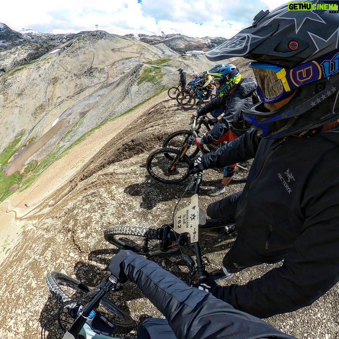 Burt Jenner Instagram - Last year I went to France and entered @mountainofhell_official for my first MTB race... I qualifying 331 out of 1000 and had arguably one of the best vacations of my life... In a little over a week I go back to test fate again... last year I was in the worst shape of my life and honestly scared of covid effects, strokes etc. I had heard all the drama, and since I have kids... that was a big one to be wrong about, so I took it easy on the cardio. I feel I am in much better shape and willing to send it this year, hoping for a 250ish qual You only live once people, I had been watching these videos for years and wanted to try this event because it is a mass start and one of the longest DH/enduro races there are... (normally MTB races are one person on track at a time) Everyone thought I was nuts, including my friend and rider for Specialized @marshallmullen,I think it took him 2 weeks to realize I was serious... Sometimes you just gotta say fuck it and send it... this time definitely paid off Time to roll the dice again... If any other Americans are going, I'd love to meet up and have a beer... #MountainOfHell